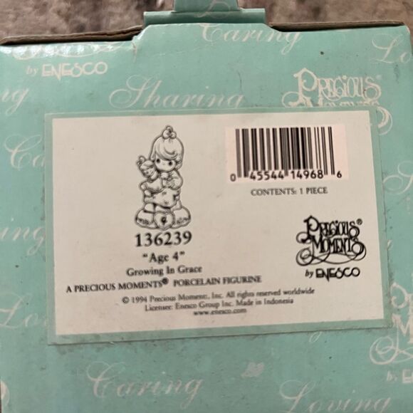 PRECIOUS MOMENT “AGE 4” - Picture 3 of 6